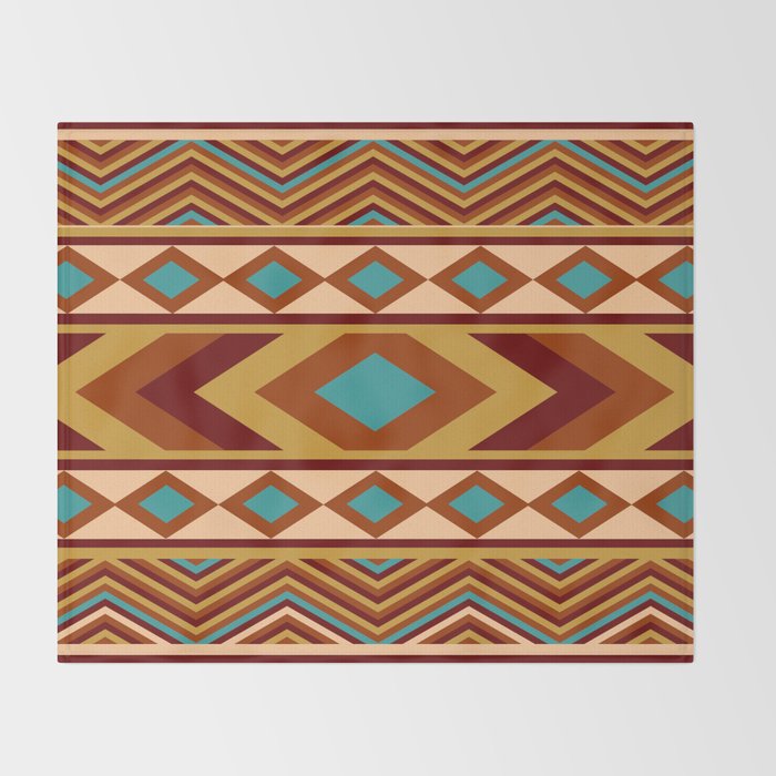 Southwestern Navajo Throw Blanket Gallery Image 2