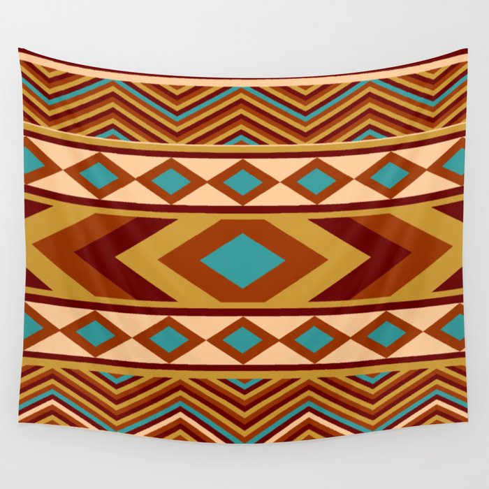 Southwestern Navajo Wall Tapestry Gallery Image 1