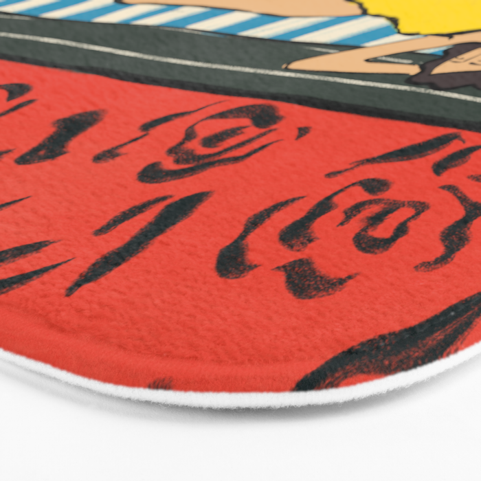 RESTING WOMAN Bath Mat Gallery Image 3