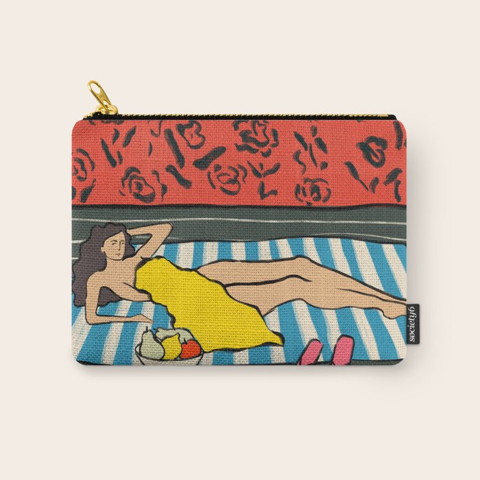 RESTING WOMAN Carry All Pouch Gallery Image 1