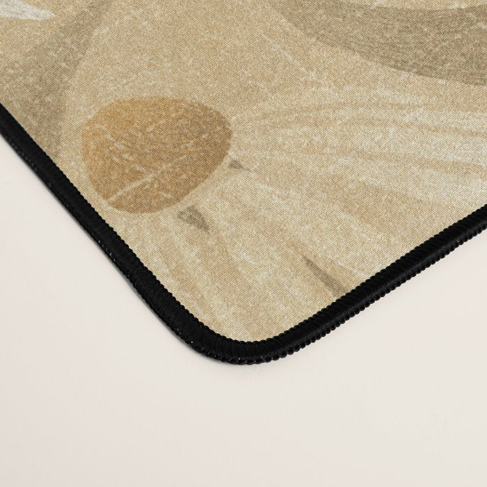 Dancing Daisies - gold Desk Mat Gallery Image 4