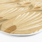 Dancing Daisies - gold Bath Mat Gallery Image 3
