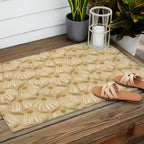 Dancing Daisies - gold Outdoor Rug Gallery Image 2