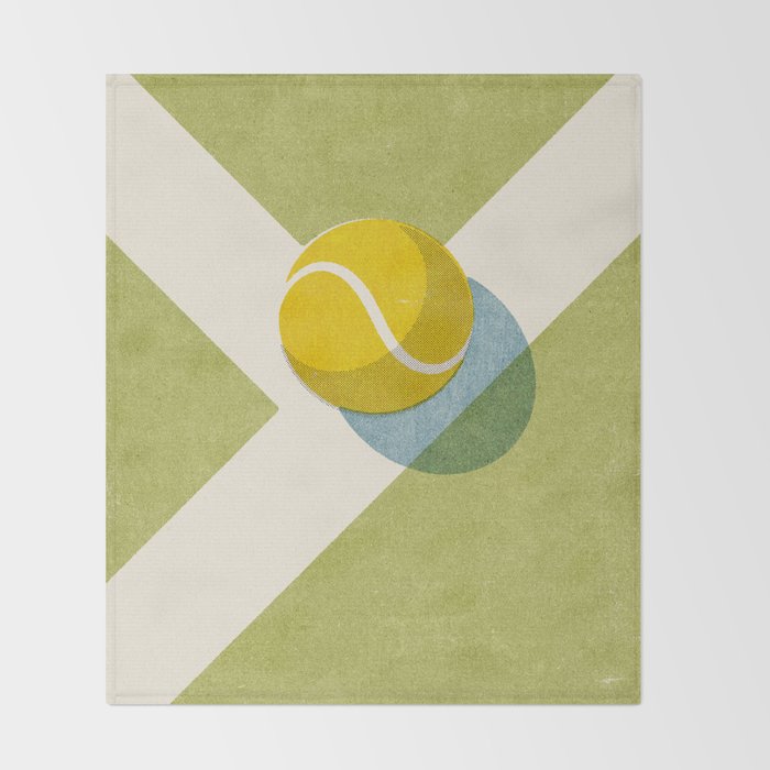 BALLS / Tennis (Grass Court) Throw Blanket Gallery Image 2