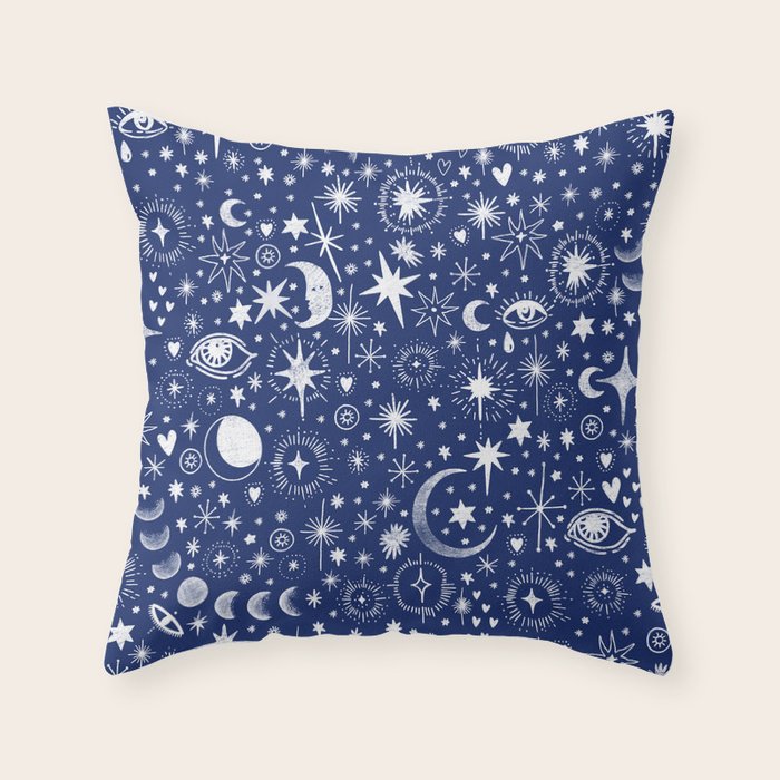 Magic love 1BW Throw Pillow Gallery Image 1