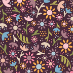 Ditsy Daisy Floral on Burgundy Coffee Mug Gallery Image 2