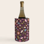 Ditsy Daisy Floral on Burgundy Wine Chiller Gallery Image 2