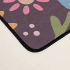 Ditsy Daisy Floral on Burgundy Desk Mat Gallery Image 4