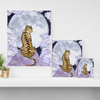 Tiger Moon | Colour Version Canvas Print Gallery Image 3