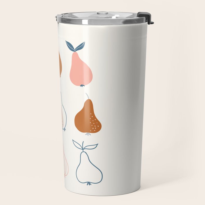 Pears in Scandinavian style Travel Mug Gallery Image 2