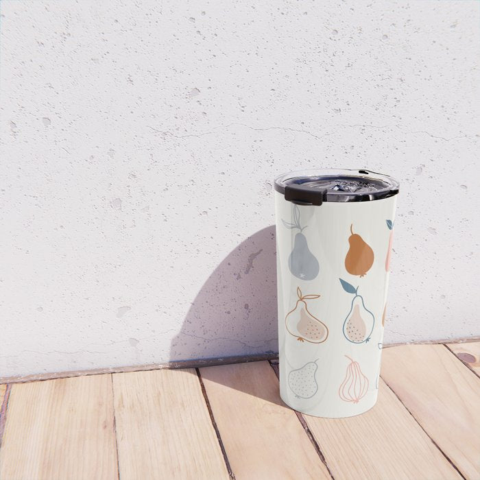 Pears in Scandinavian style Travel Mug Gallery Image 4