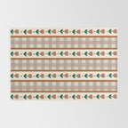 Vintage Tulip Striped Pattern Rug Gallery Image 2