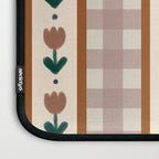 Vintage Tulip Striped Pattern Laptop Sleeve Gallery Image 3
