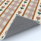 Vintage Tulip Striped Pattern Rug Gallery Image 4