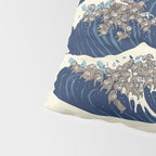 The Great Wave of Sloth Pillow Sham Gallery Image 4