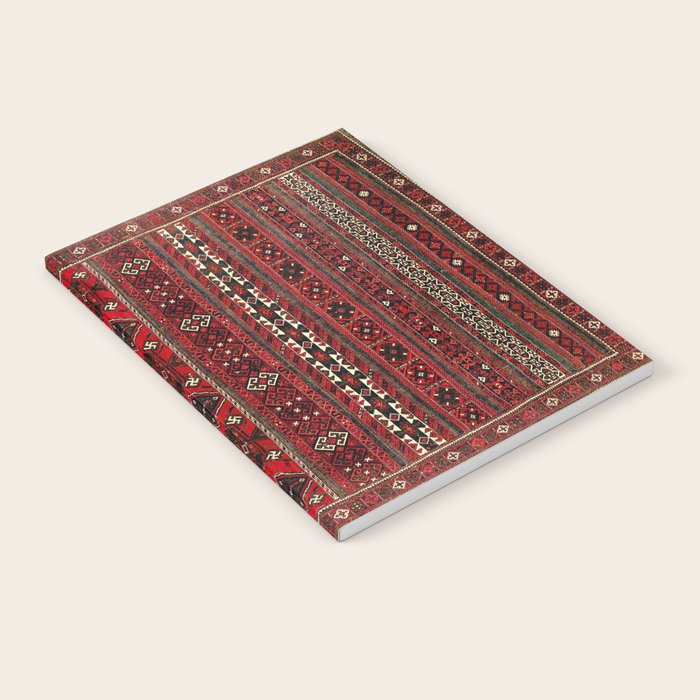 Baluch Flatweave  Antique Afghanistan  Rug Print Notebook Gallery Image 1