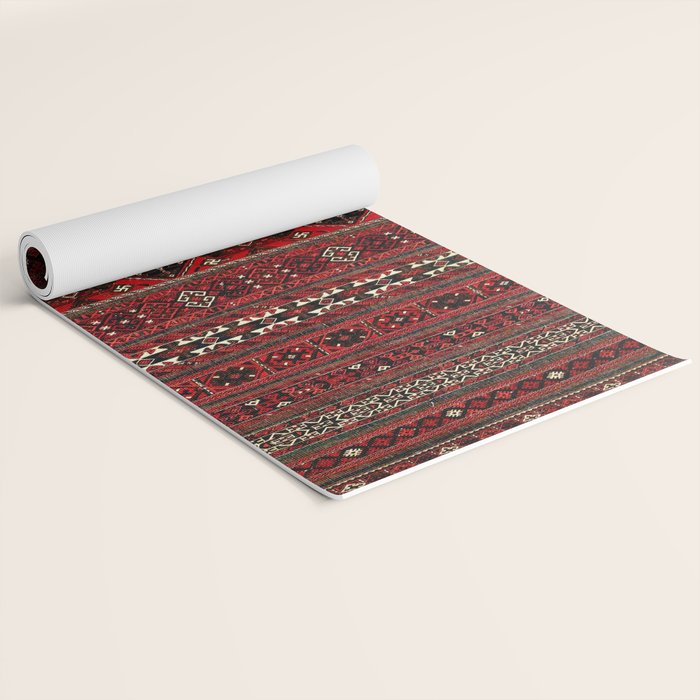 Baluch Flatweave  Antique Afghanistan  Rug Print Yoga Mat Gallery Image 2