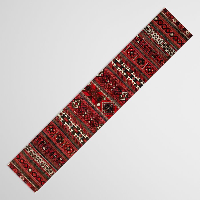Baluch Flatweave  Antique Afghanistan  Rug Print Table Runner Gallery Image 3