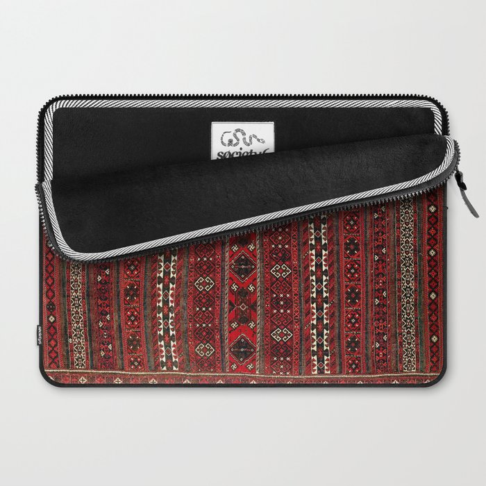 Baluch Flatweave  Antique Afghanistan  Rug Print Laptop Sleeve Gallery Image 2