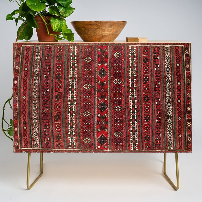Baluch Flatweave  Antique Afghanistan  Rug Print Credenza Gallery Image 1