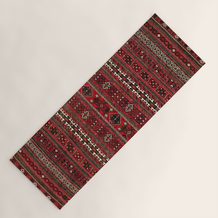 Baluch Flatweave  Antique Afghanistan  Rug Print Yoga Mat Gallery Image 1