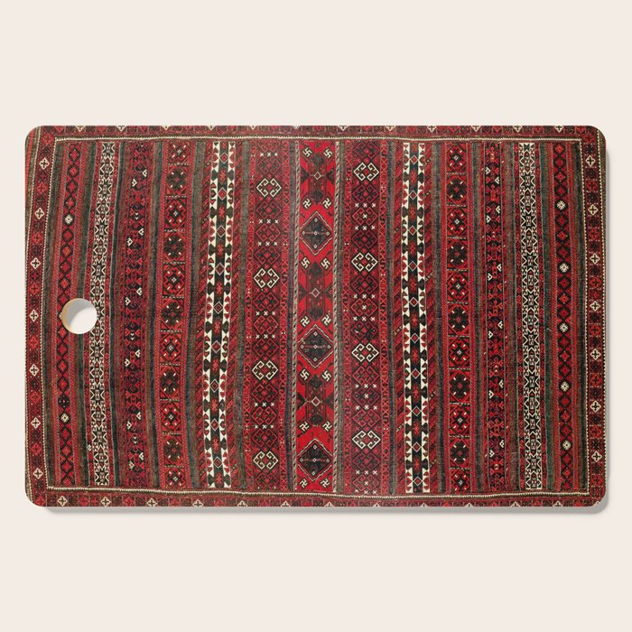 Baluch Flatweave  Antique Afghanistan  Rug Print Cutting Board Gallery Image 1