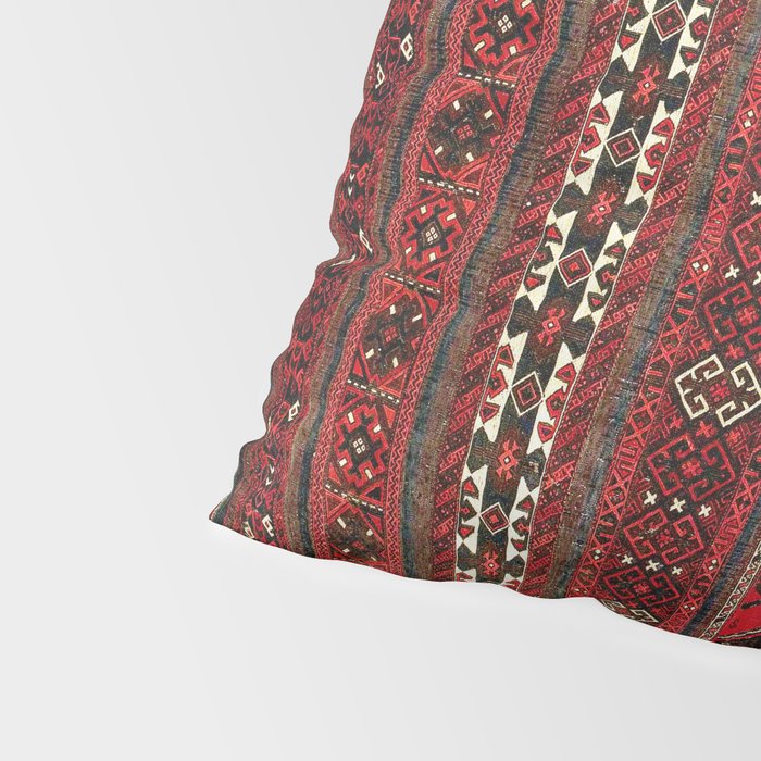 Baluch Flatweave  Antique Afghanistan  Rug Print Pillow Sham Gallery Image 4