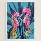 Colorful Seahorses Art 1 Jigsaw Puzzle Gallery Image 1