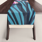 Colorful Seahorses Art 1 Table Runner Gallery Image 1