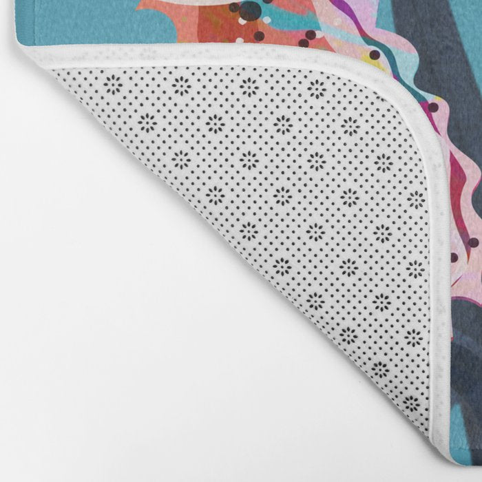 Colorful Seahorses Art 1 Bath Mat Gallery Image 2
