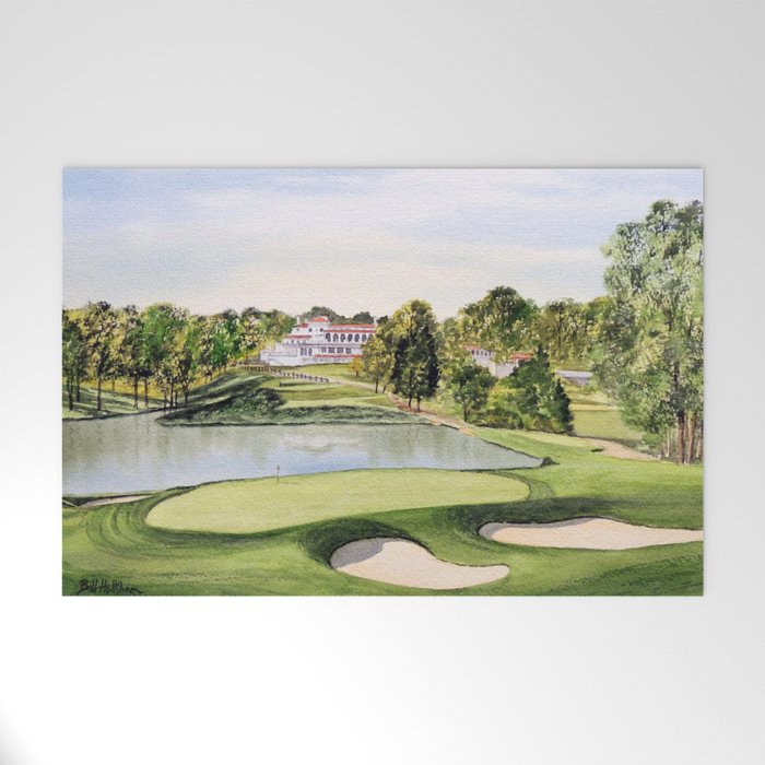 Congressional Golf Course 10th Hole Welcome Mat Gallery Image 1