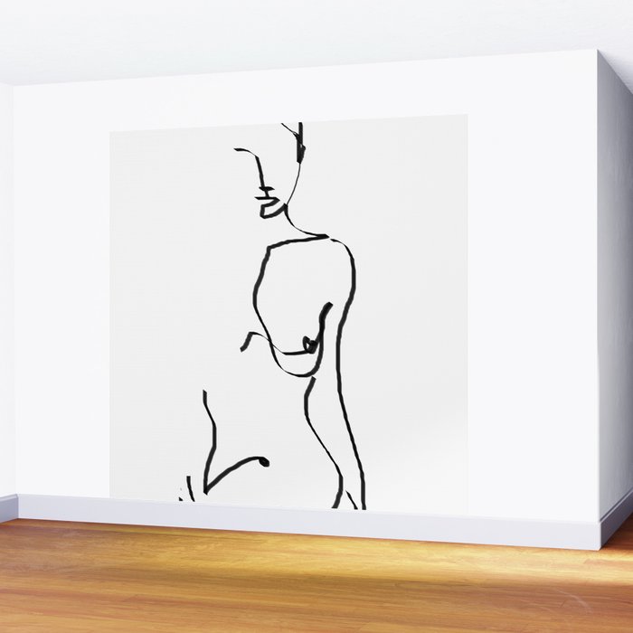 abstract nude Wall Mural Gallery Image 2