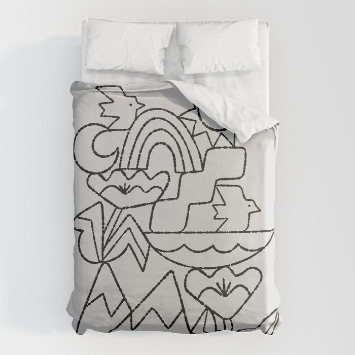 Stack No. 1 Duvet Cover Gallery Image 1