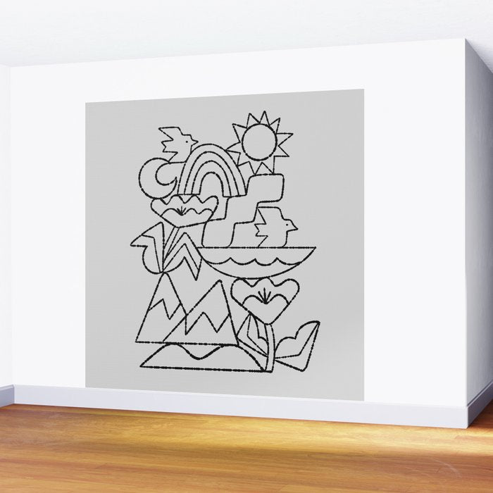 Stack No. 1 Wall Mural Gallery Image 2