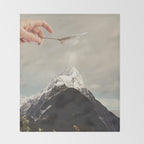 Sifted Summit - MP Snow Sugar on Mountain Peak Throw Blanket Gallery Image 2