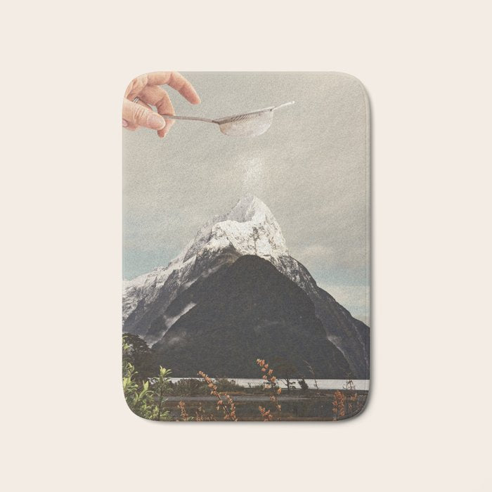 Sifted Summit - MP Snow Sugar on Mountain Peak Bath Mat Gallery Image 1