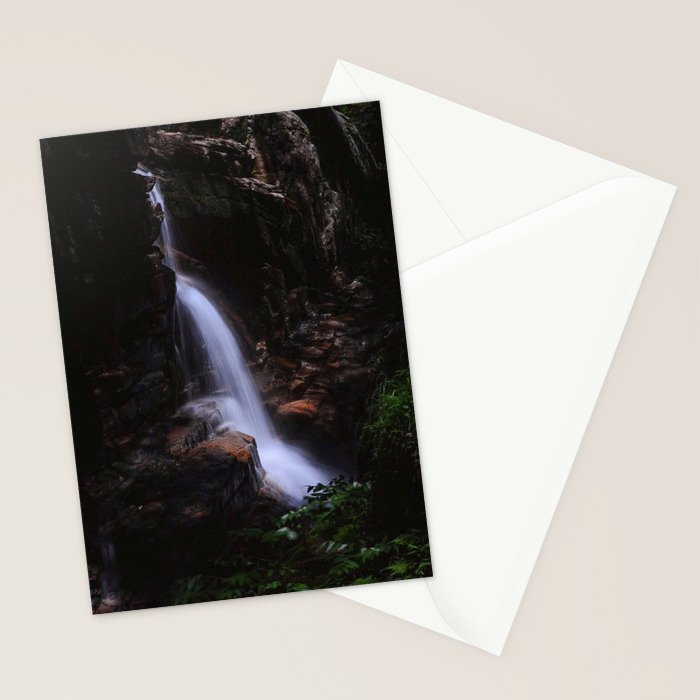 Flume Gorge Waterfall Stationery Card Gallery Image 2