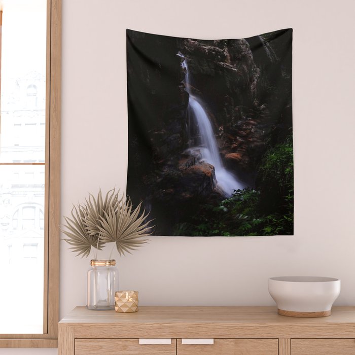 Flume Gorge Waterfall Wall Tapestry Gallery Image 2