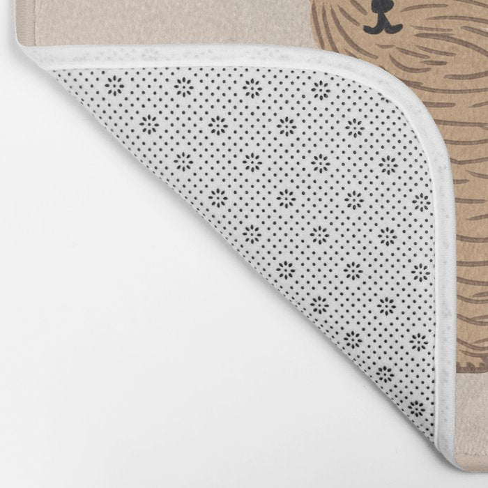 Easy breezy wind day dog Bath Mat Gallery Image 2