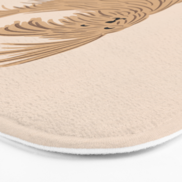 Easy breezy wind day dog Bath Mat Gallery Image 3