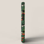 Bullfrogs And Wild Strawberries On Black iPhone Case Gallery Image 2
