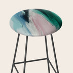 Abstract Oil Painting No. 47 Stool Gallery Image 2