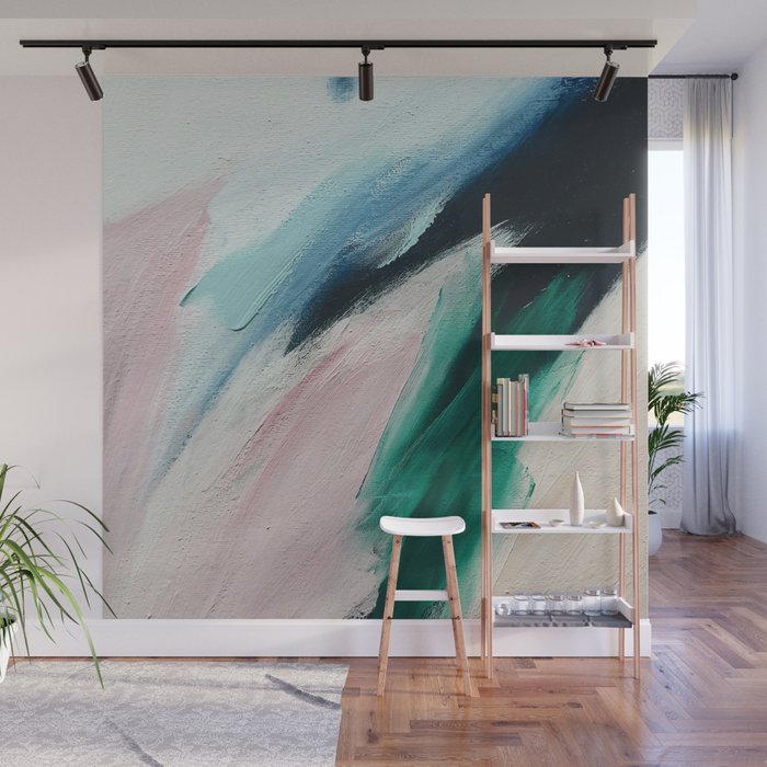 Abstract Oil Painting No. 47 Wall Mural Gallery Image 1