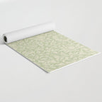 William Morris Vintage Mallow Apple Green Yoga Mat Gallery Image 2