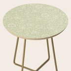 William Morris Vintage Mallow Apple Green Side Table Gallery Image 2