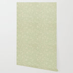 William Morris Vintage Mallow Apple Green Wallpaper Gallery Image 2