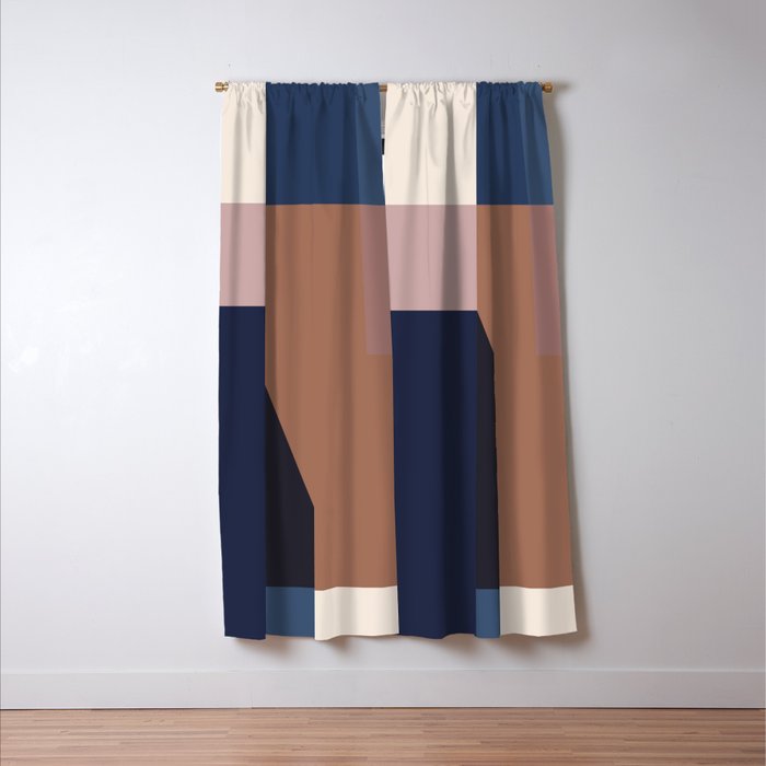 geometric abstract 45 Window Curtain Gallery Image 3