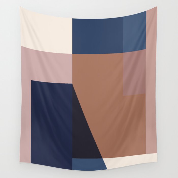 geometric abstract 45 Wall Tapestry Gallery Image 4