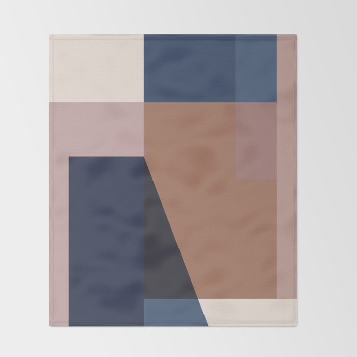 geometric abstract 45 Throw Blanket Gallery Image 2