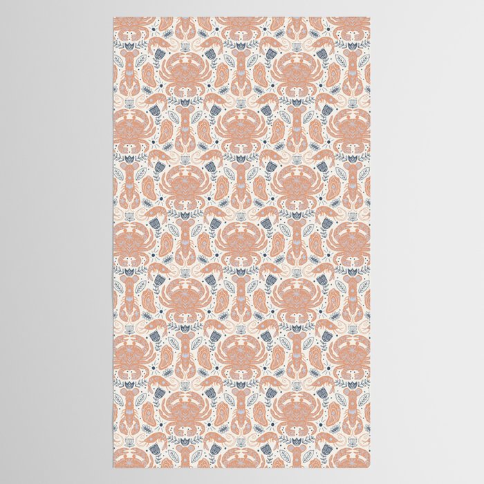 Crustacean Folk Art Tablecloth Gallery Image 2